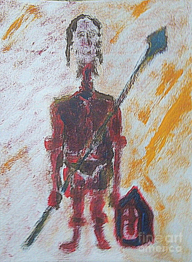 Long Knight 1 Painting by Richard W Linford