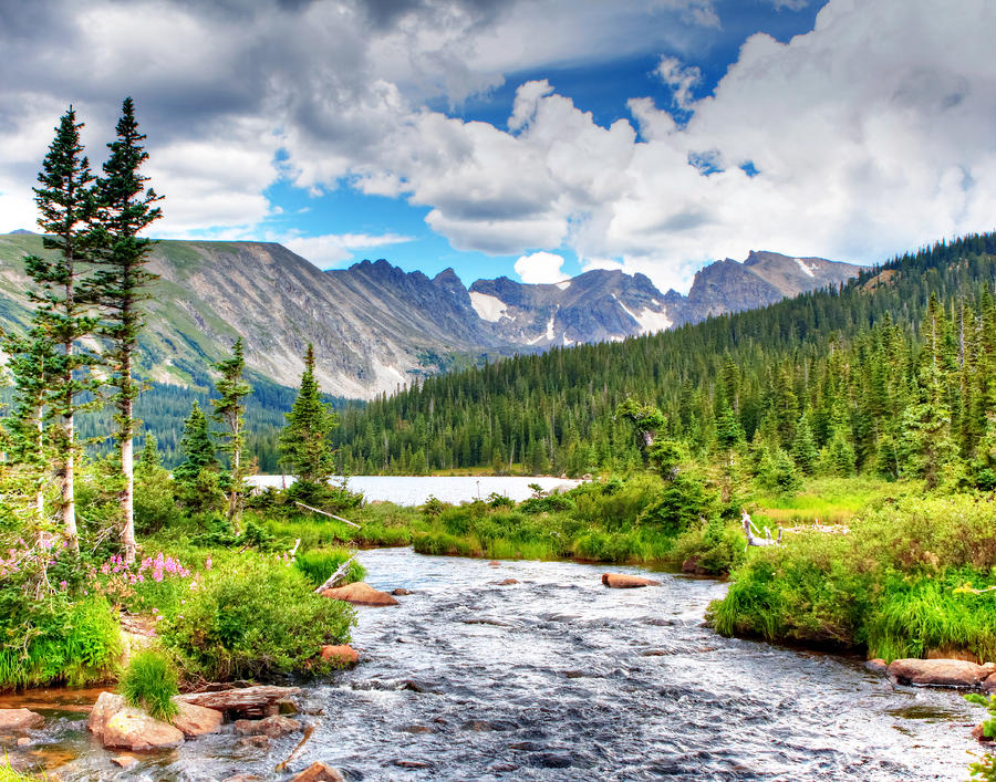 Long Lake - Colorado Photograph by Allen Lang - Fine Art America