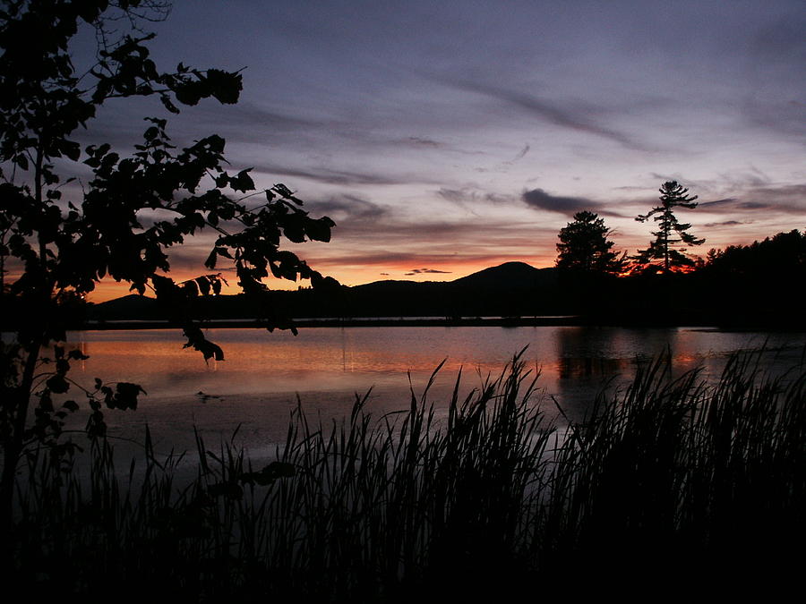 Sunset Photograph - Long Lake Sunset by Heather Allen