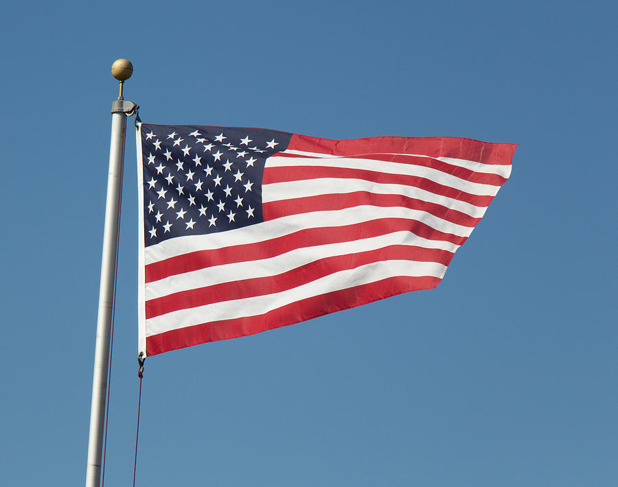 Long May She Wave American Flag Photograph by Spencer Studios