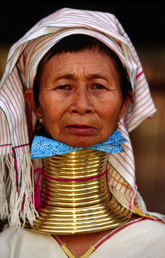 Long-necked Padong woman Photograph by Nils Sjostrom - Fine Art America