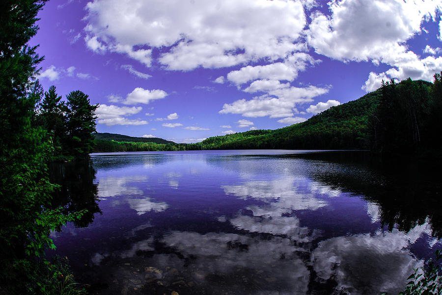 Landscape Photograph - Long Pond Baxter State Park Maine by Waylon  Wolfe