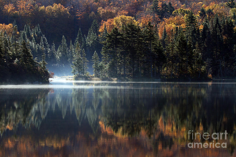 Long pond Reflection Photograph by Butch Lombardi