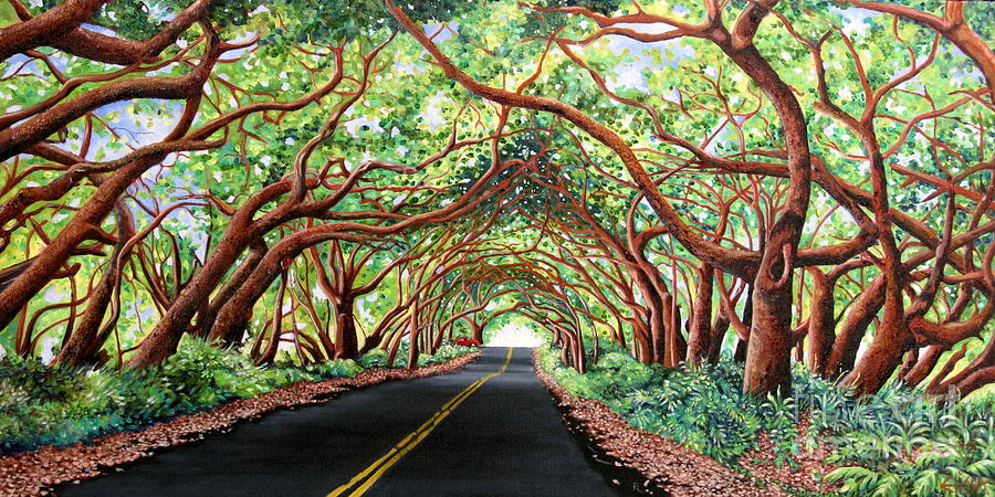 Long Road out of Eden Painting by Elissa Anthony