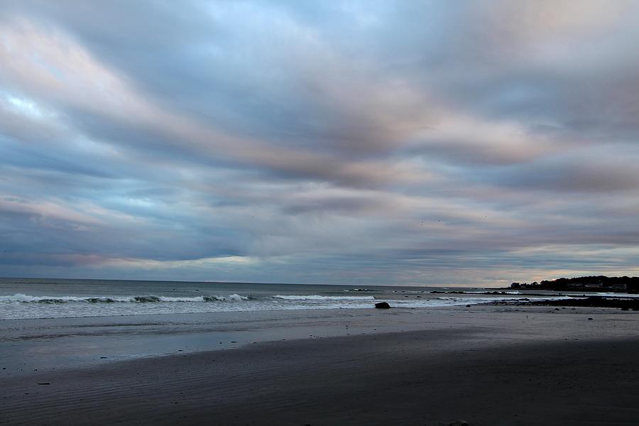 Surfing Photograph - Long Sands Sunset by Lindsay Gabbert