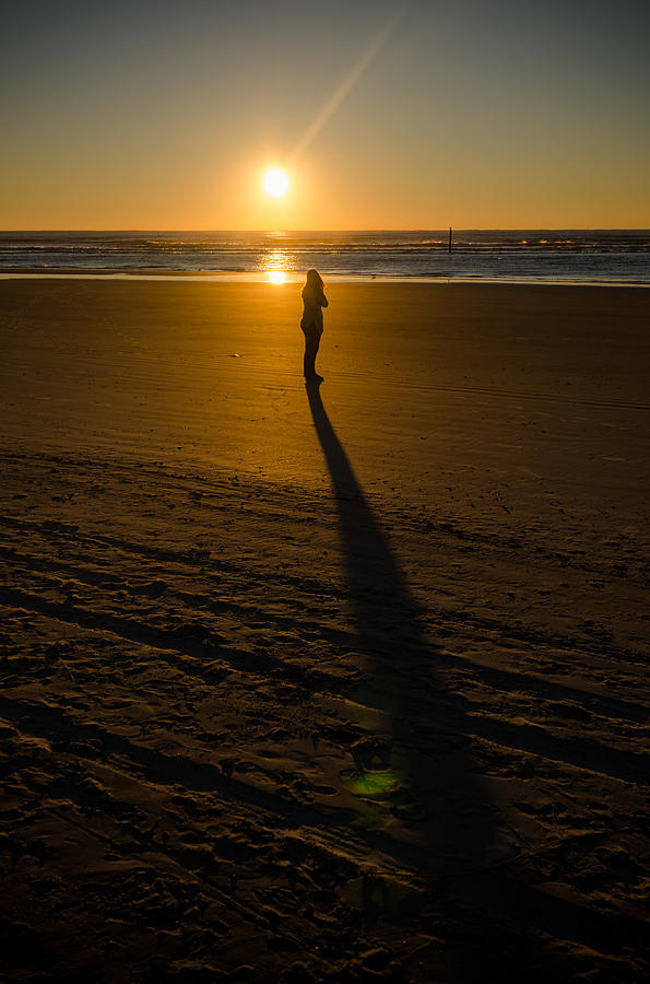 Long Shadow at Sunrise Photograph by Anthony Doudt