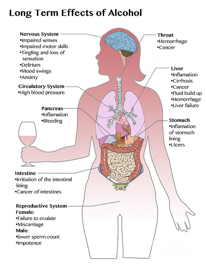 long term effects of drinking alcohol