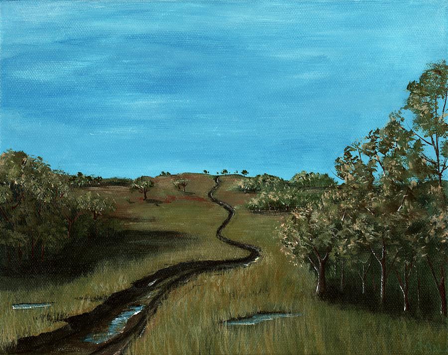 Long Trail Painting by Anastasiya Malakhova