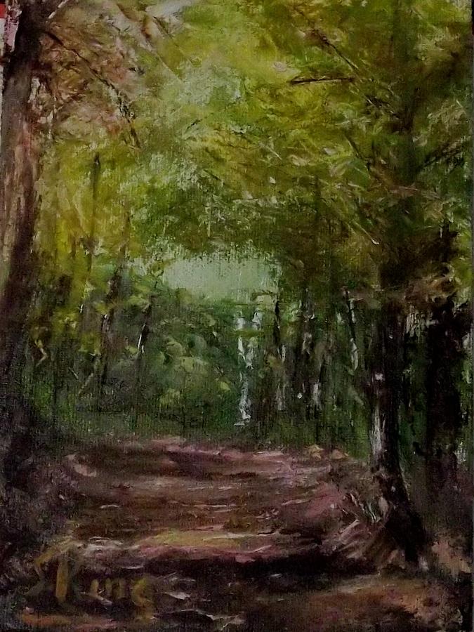 Tree Painting - Long Walk Home by Stephen King