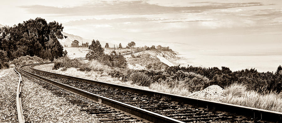 Train Photograph - Long Way Home by Aron Kearney