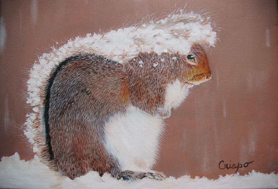 Long winter Painting by Jean Yves Crispo
