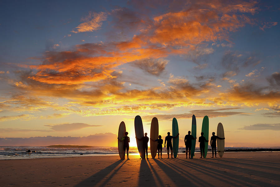 Longboard Sunrise Photograph by Turnervisual