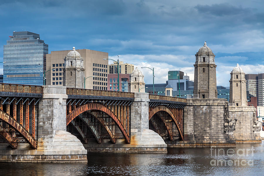 Longfellow Bridge on the Charles Photograph by Susan Cole Kelly