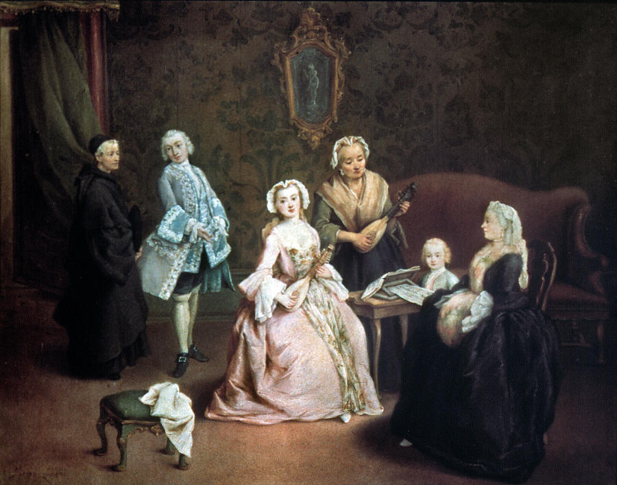 Longhi Family Concert Painting by Granger