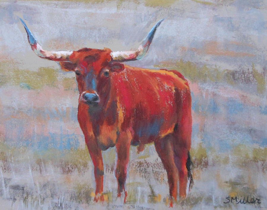 Longhorn  Painting by Sylvia Miller