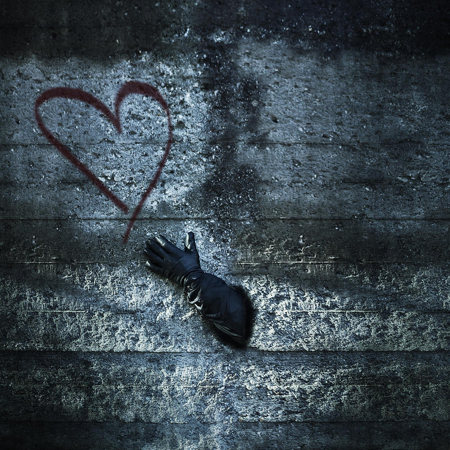 Glove Photograph - Longing For Love by Joana Kruse