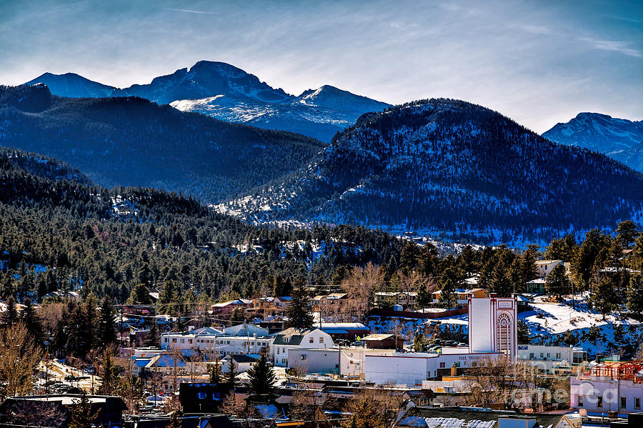 Longs Peak From Estes Park Photograph by Jon Burch Photography