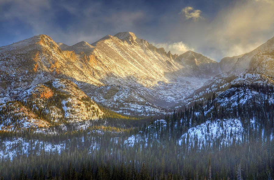 Longs Peak in Rocky Mountain National Park Photograph by Ken Smith