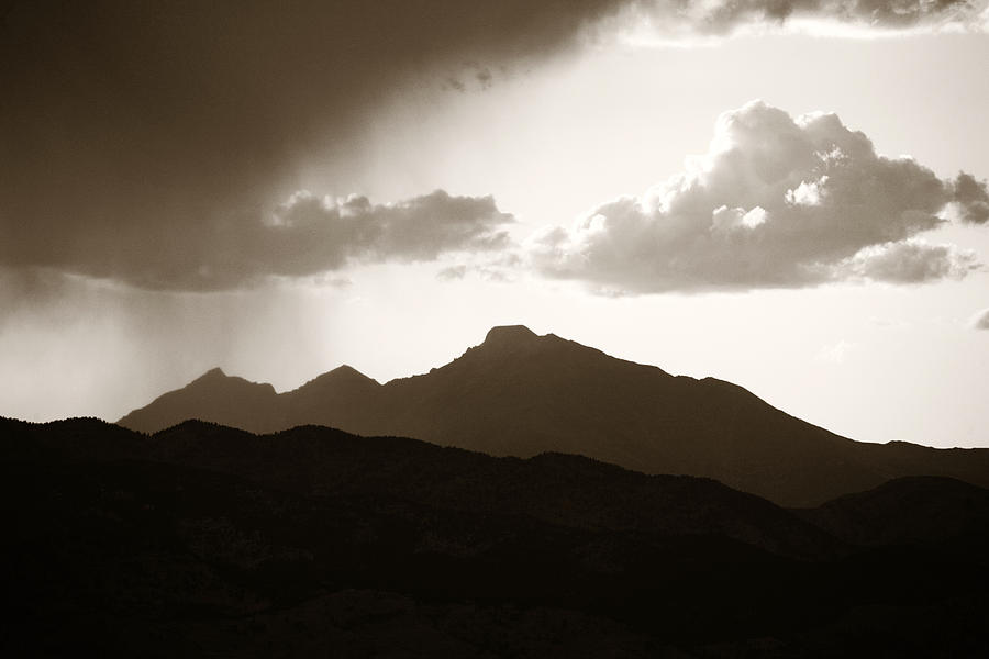 Longs Peak Photograph by Marilyn Hunt