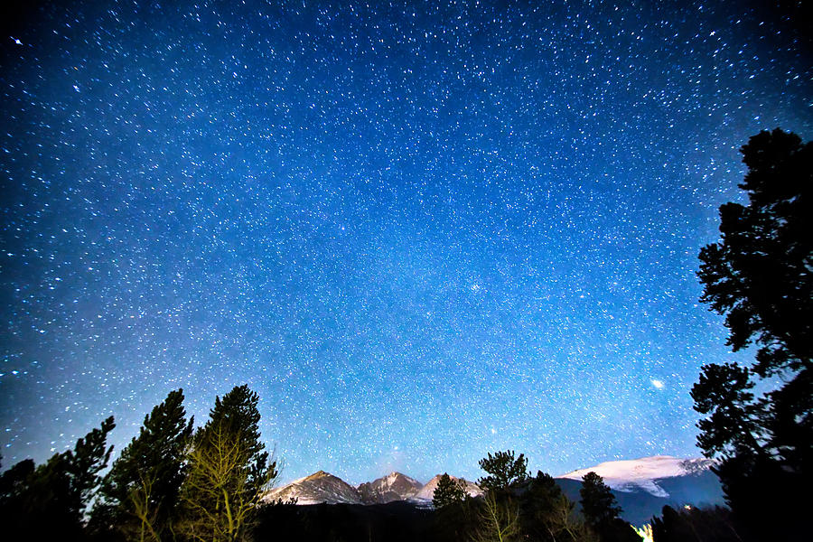 Longs Peak Stargazing Colorado Photograph by James BO Insogna