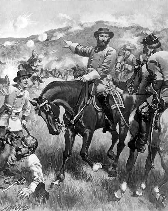 Henry Alexander Ogden Digital Art - Longstreet At Gettysburg by Henry Alexander Ogden