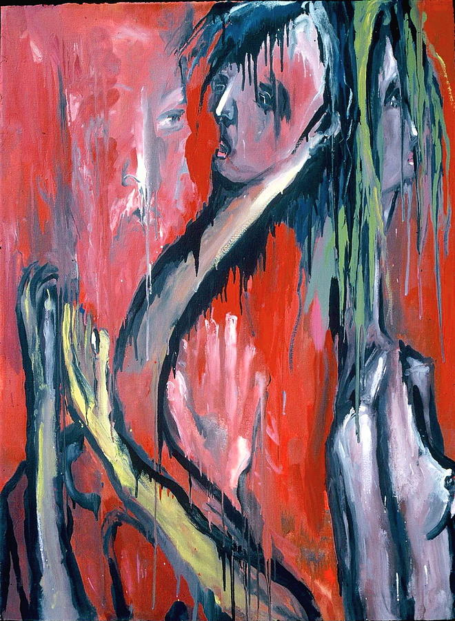 Nude Painting - Look Around by Kenneth Agnello