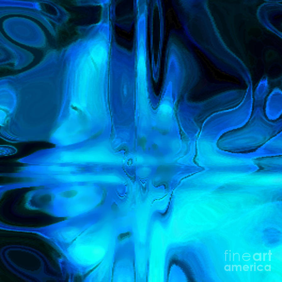 Look Into The Blue Digital Art by Gayle Price Thomas