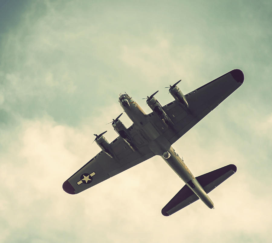 Look Up Vintage B-17 Flying Fortress Photograph by Terry DeLuco