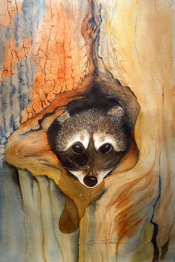 Still Life Painting - Looking At Me? by Sandra Stone