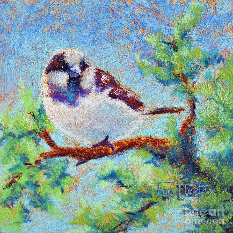 Looking at Spring II Pastel by Tracy L Teeter 