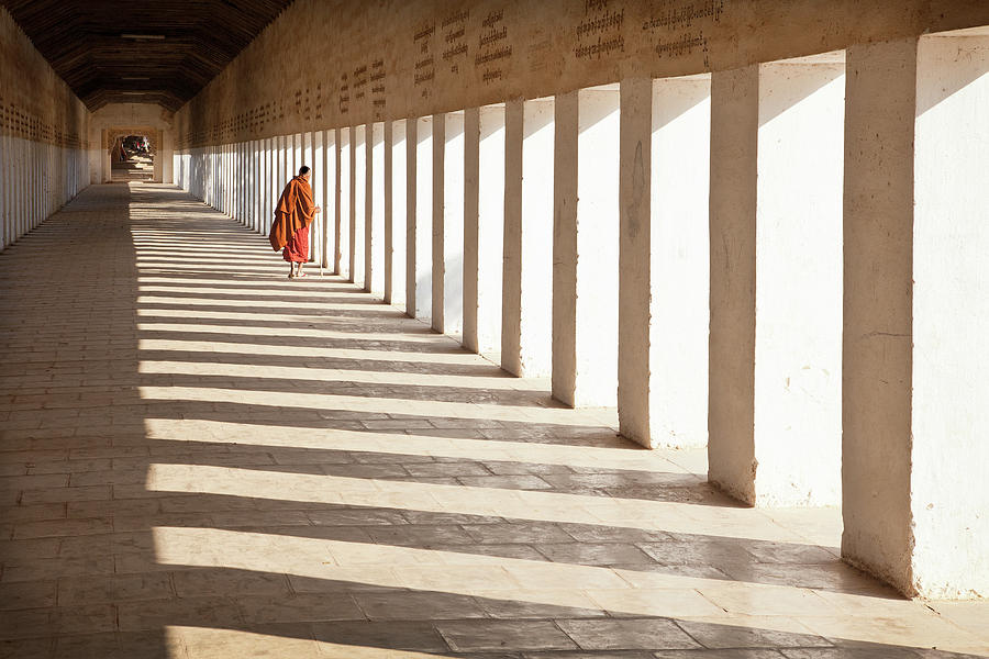 Temple Photograph - Looking Back by Joe B N Temple Photograph - Looking Back by Joe B N