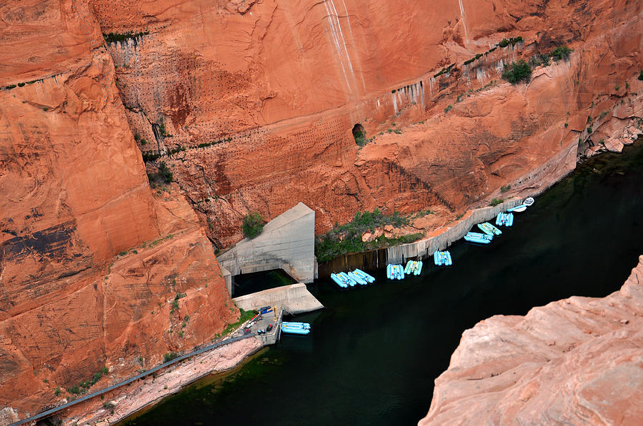 Looking down at Glen Canyon  Photograph by Jeanne May