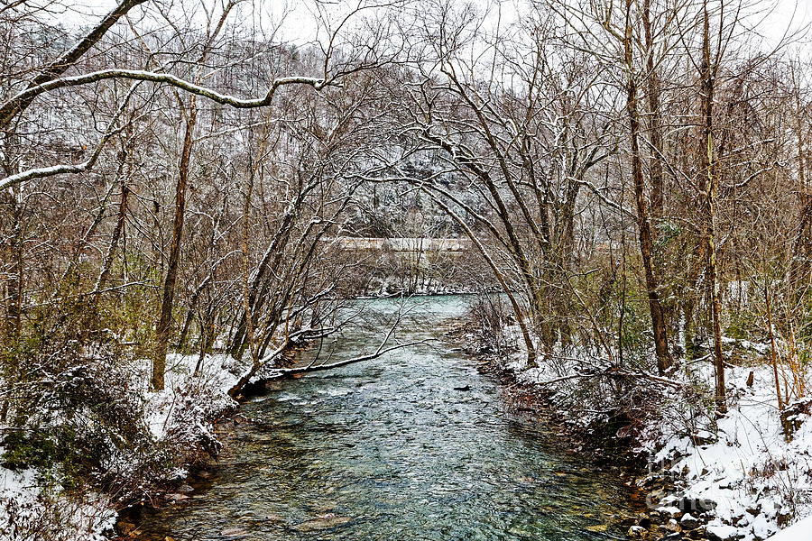 Looking Down Clifty Creek Photograph by Paul Mashburn