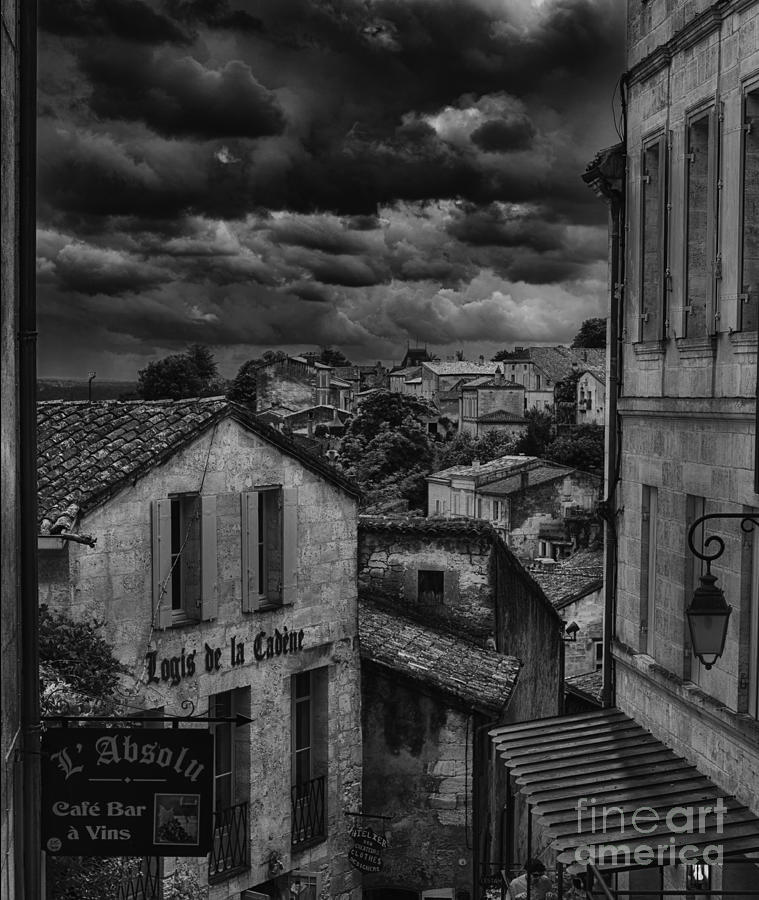 Wine Photograph - Looking Down On Saint Emillion by Nigel Jones Wine Photograph - Looking Down On Saint Emillion by Nigel Jones