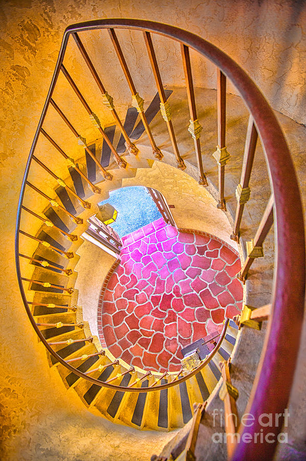 Looking Down The Spiral Staircase Photograph by Mimi Ditchie