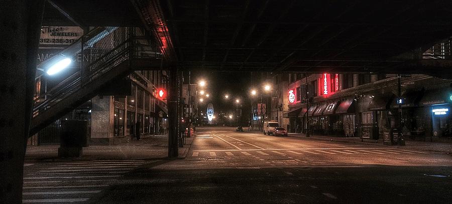 Chicago Photograph - Looking East from Wabash by Nick Heap