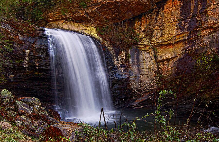 Looking Glass Falls Brevard NC Photograph by Bob Pardue