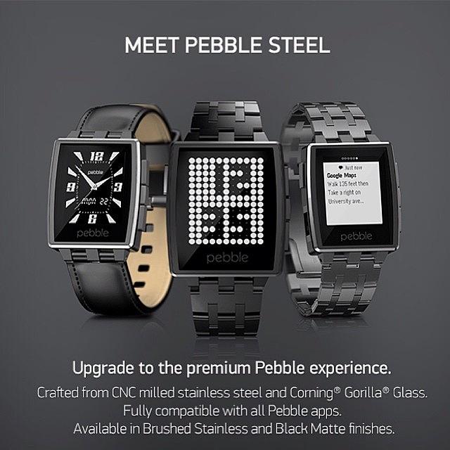 Steel Photograph - Looking Good!!
#pebble #smartwatch by Ryan Oldfield