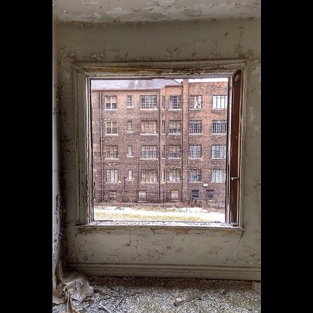 Detroit Photograph - Looking Out From The Darkness Into More by IKON Pennie