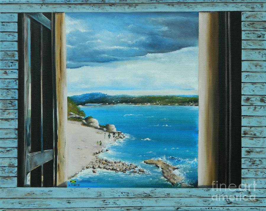 Looking out Painting by Kenneth Harris