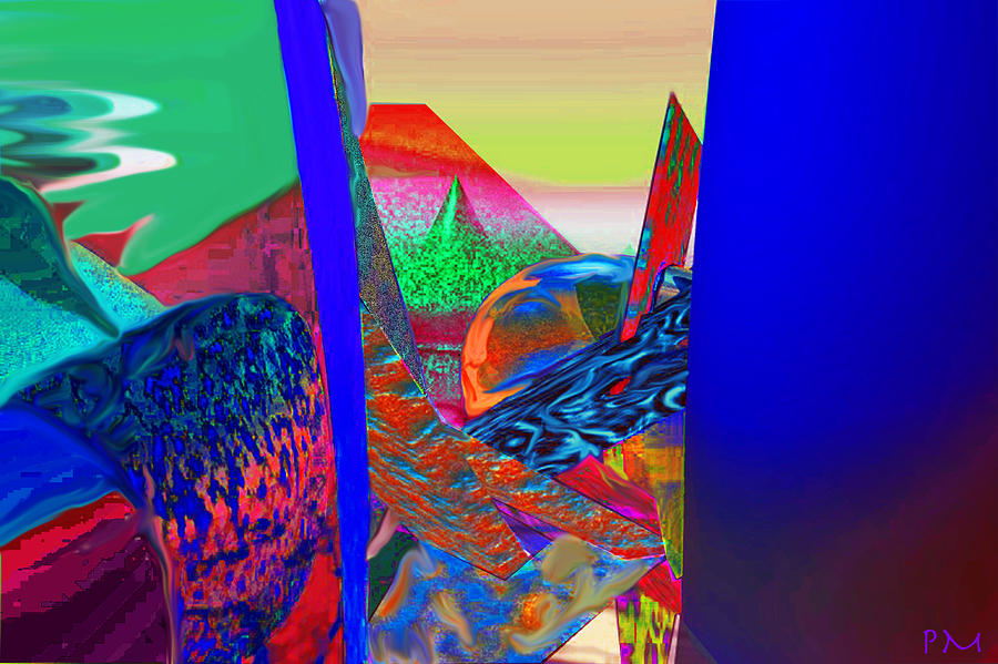 Looking Through The Stak Digital Art by Phillip Mossbarger