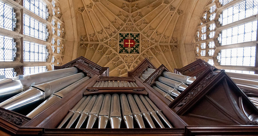 Music Photograph - Looking up in Bath by Jenny Setchell