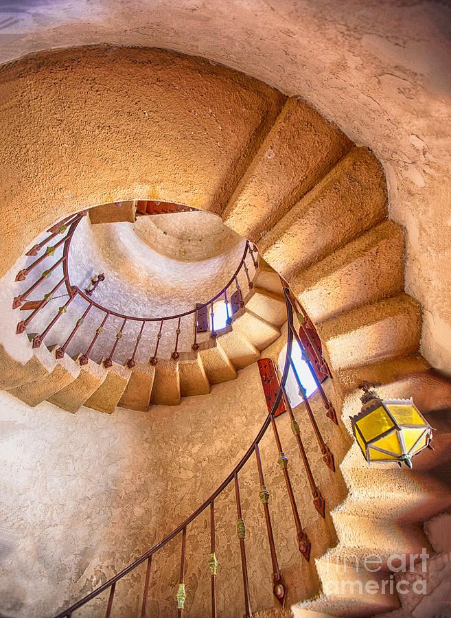 Looking Up The Down Staircase Photograph by Mimi Ditchie