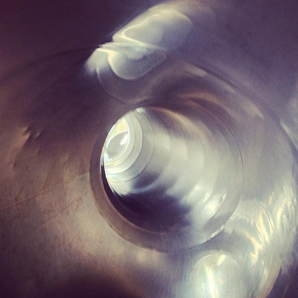 Lookup Photograph - Looking Up The #shiny #slide | #lookup by Rob Jewitt