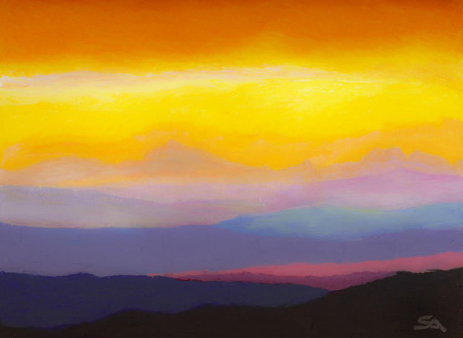 Looking West Painting
