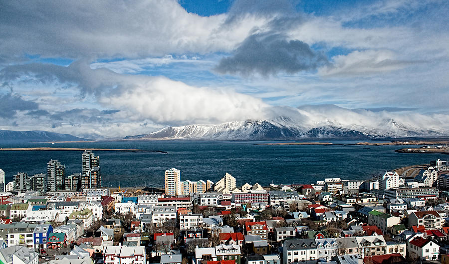Lookout Over Reykjavik Photograph by Kristia Adams