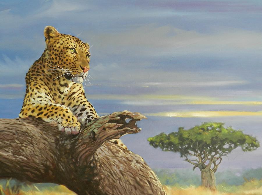 Wildlife Painting - Lookout by Robert Teeling