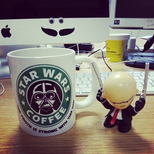 Coffee Photograph - Looks Like Agent 47 Isnt Impressed By by Bhanu Chawla