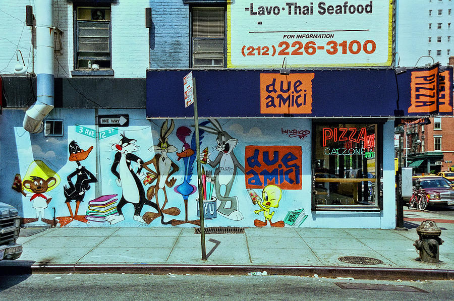 Looney Tunes Mural Photograph by Allen Beatty