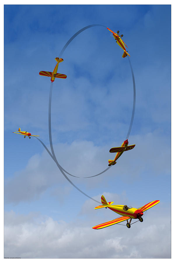 Loop Aerobatic maneuver Photograph by Mike Prittie - Pixels